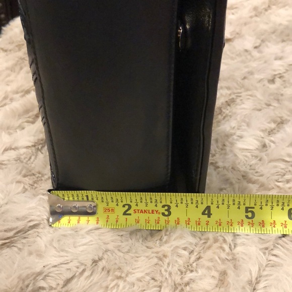 TORY BURCH Black Fleming Geo Diamond Quilted Crossbody Shoulder Bag Clutch - Picture 15 of 17